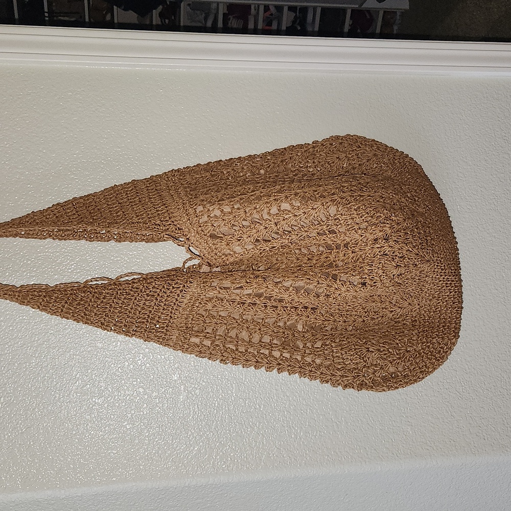 NWOT Woven Boho Crossbody Bag